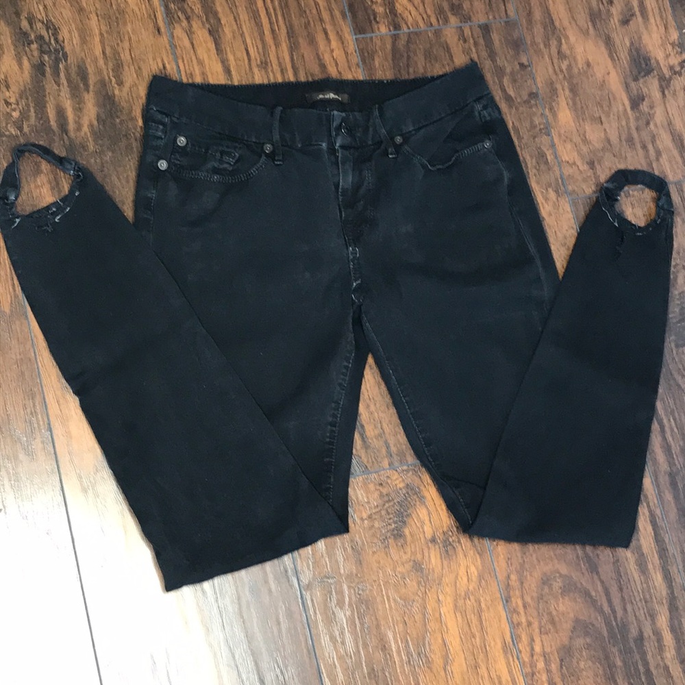 7 for all man kind Jeggins with foot straps